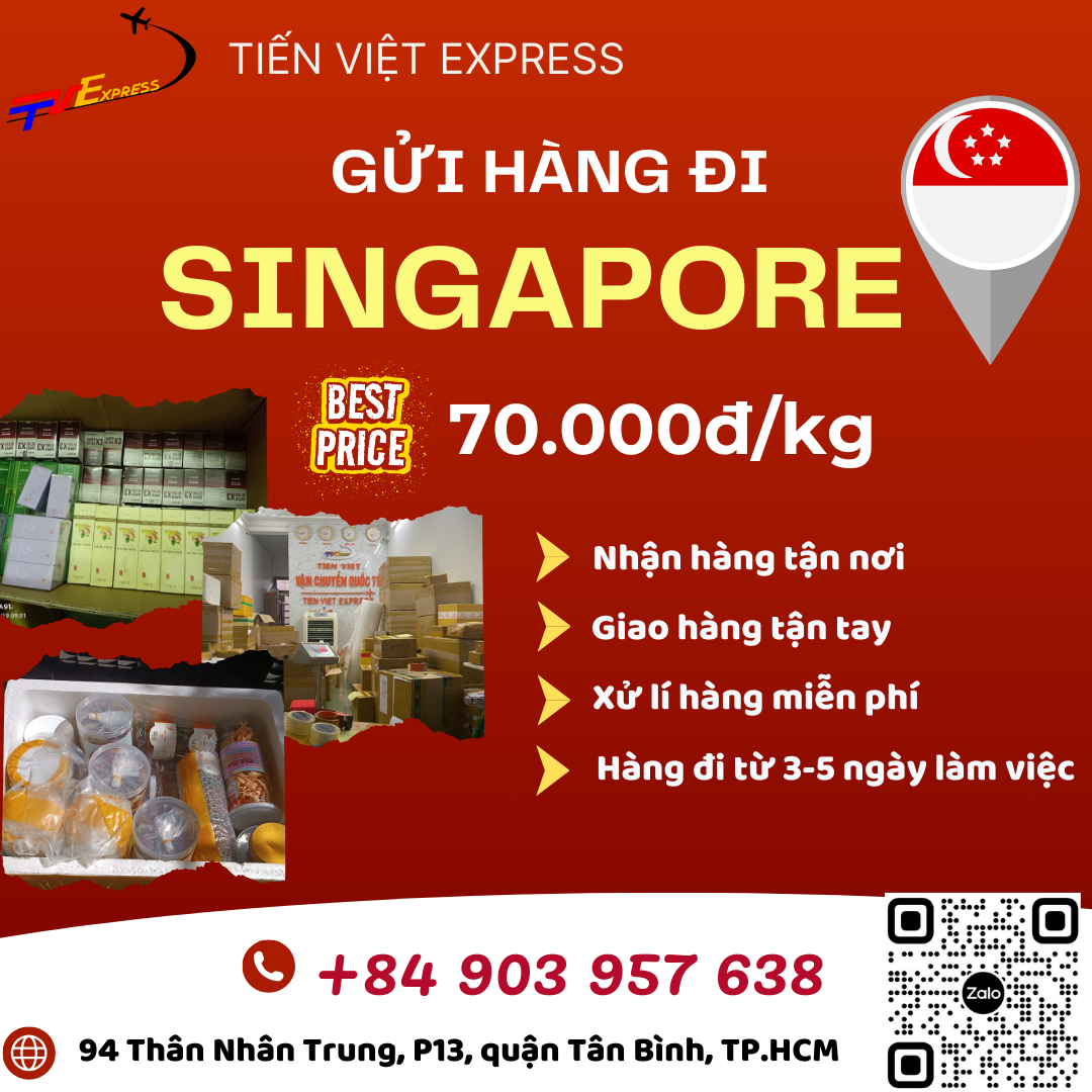 Gửi hàng đi Singapore
